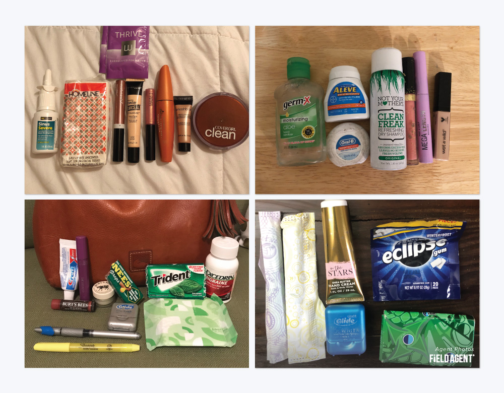 CPG Brands Inside Women's Purses