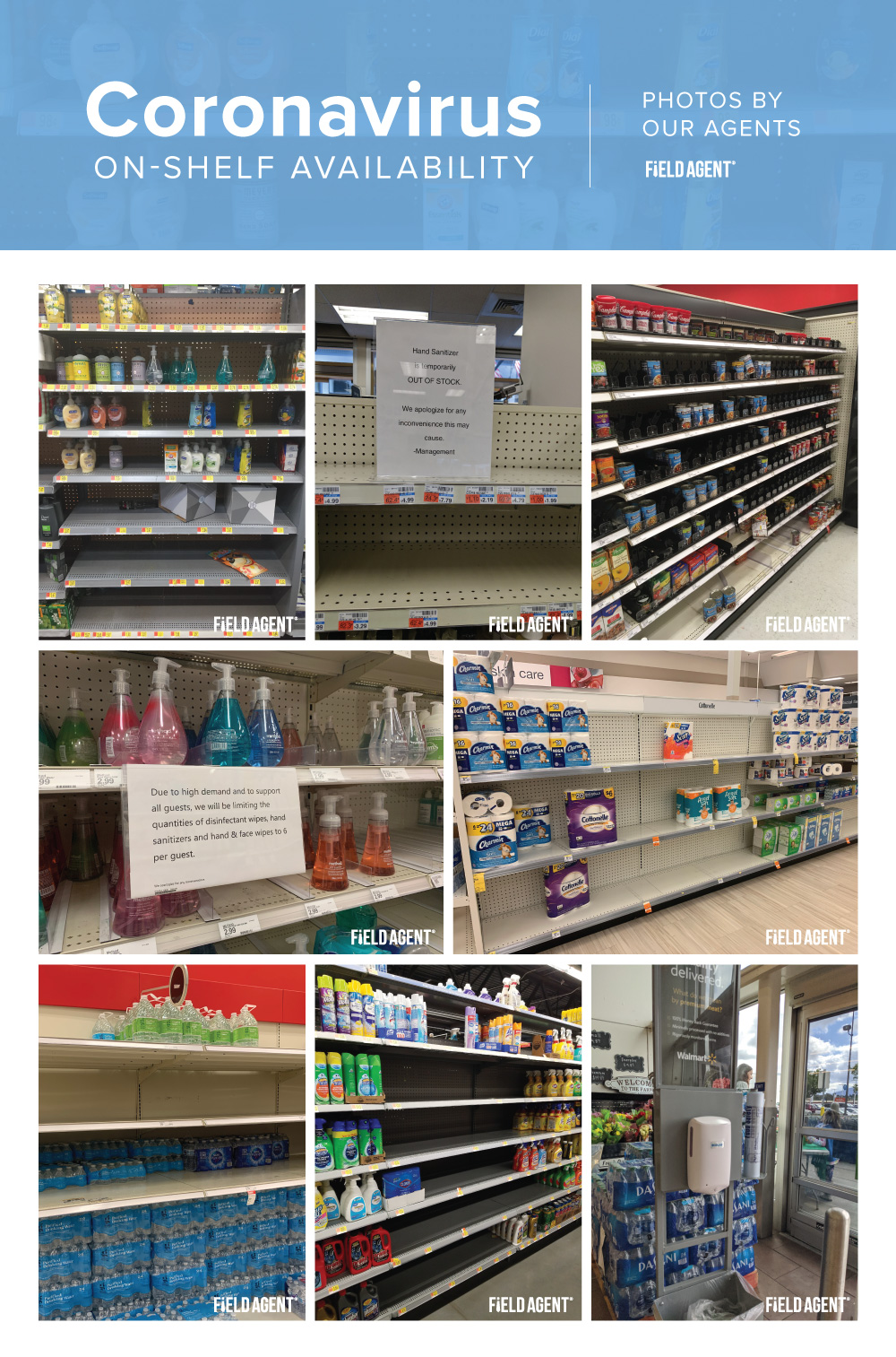 Coronavirus On-Shelf Availability Photo Gallery