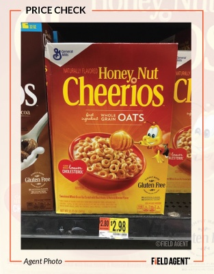 Honey Nut Cheerios Price Check Honey Nut Cheerios Price Check