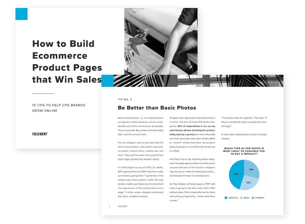 Field Agent eBook - 10 Tips on How to Build Ecommerce Product Pages that Win Sales