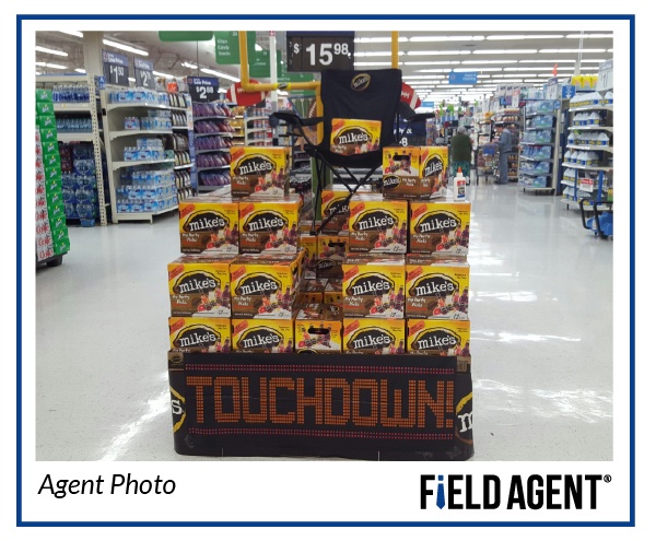 Super Bowl Beer Display Agent Photo 