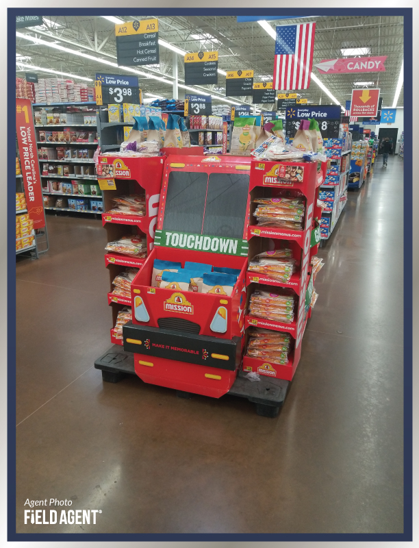 Super Bowl Display Agent Photo Mission Chips Tortilla