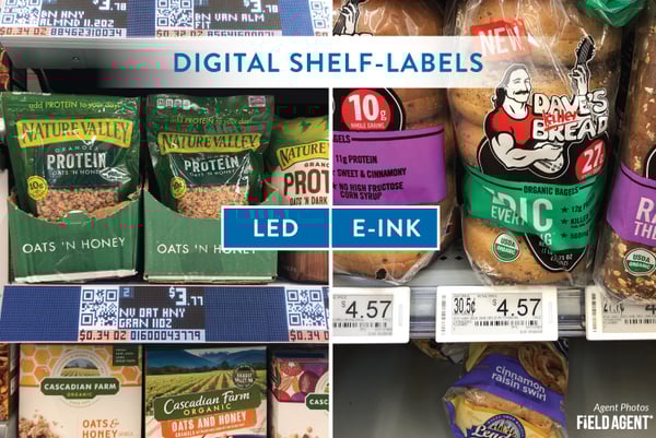 Walmart Digital Shelf Labels - LED vs E-INK