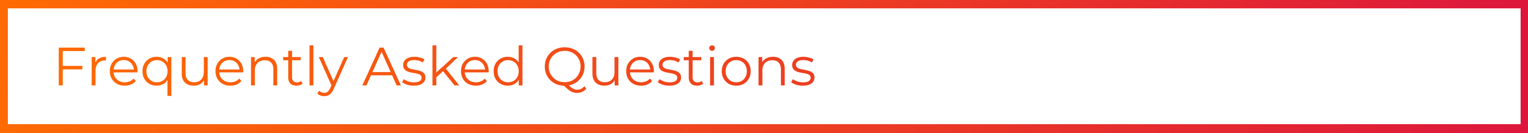 FAQs