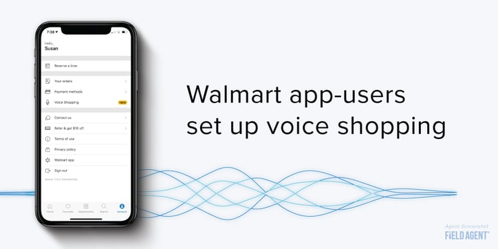 Walmart Siri Account